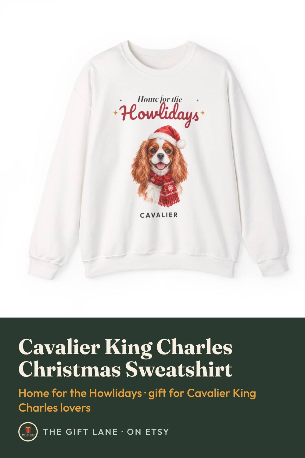 Cavalier King Charles Christmas Sweatshirt