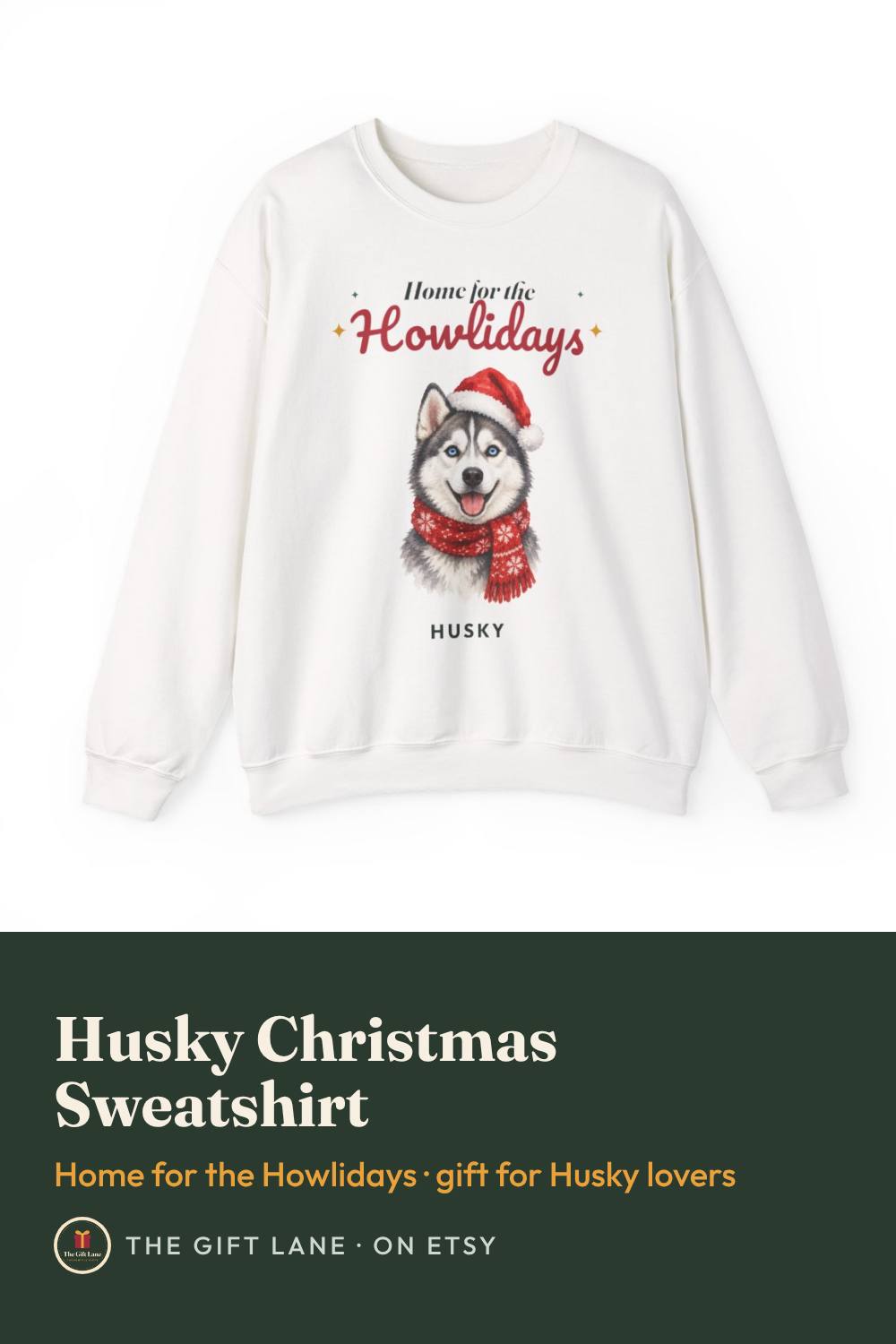Husky Christmas Sweatshirt